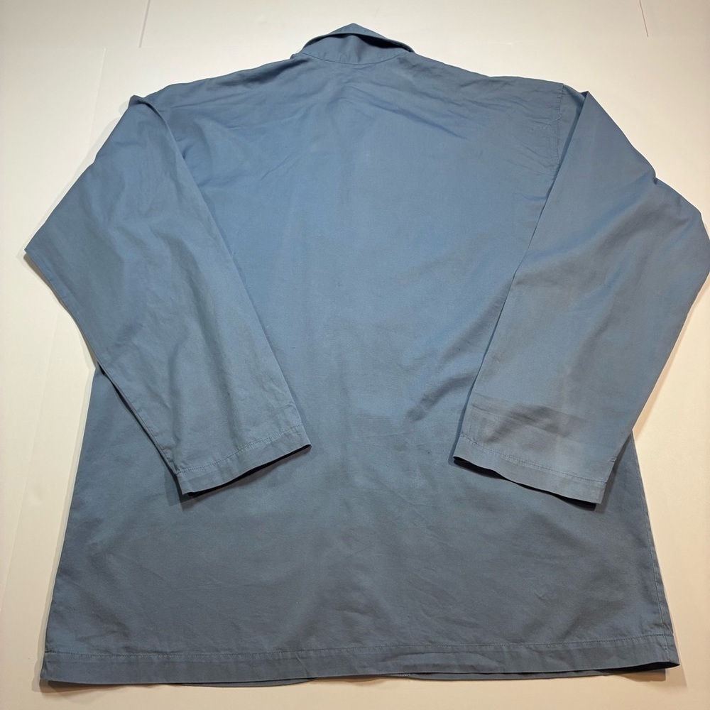 Polo Ralph Lauren Pajama Sleep Shirt Large Long Sleeve Blue - Picture 7 of 9